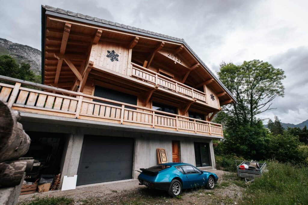 Photo s'une couverture de toiture réalisée par l'entreprise - Gallay Bois