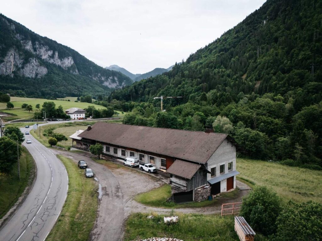 Photo s'une couverture de toiture réalisée par l'entreprise - Gallay Bois
